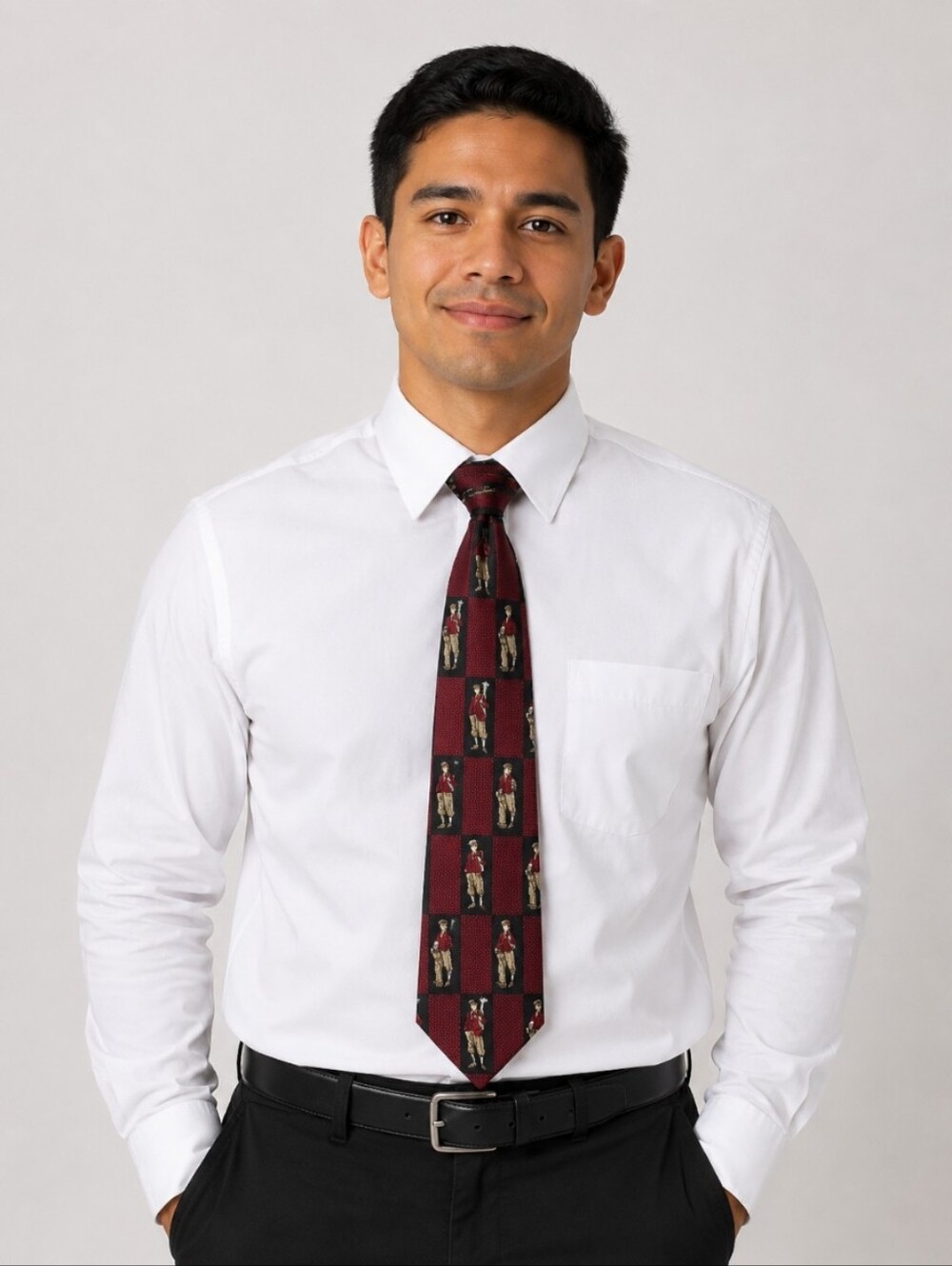 Golf Magazine Golfer silk tie